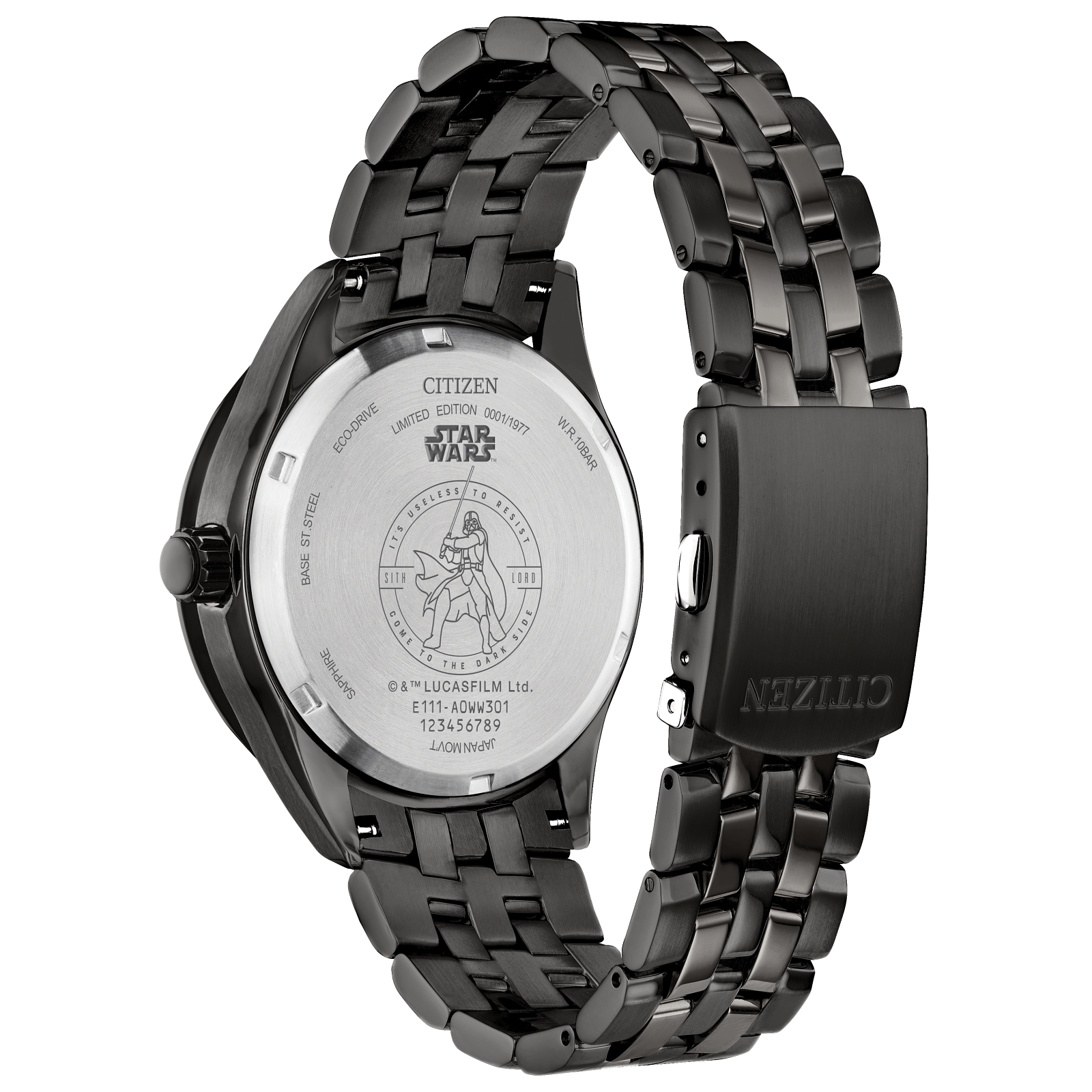 Reloj Citizen Darth Vader Return negro edición especial Star Wars para Hombre con Eco-Drive BM7255-61W | Elegancia Relojeria
